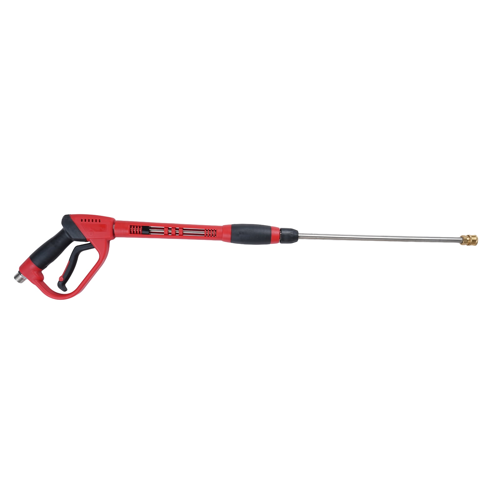 NFTIGB Pressure Washer Gun 5000 PSI Powerful Washing Tool 40 inches / 101.6 cm Length 1/4 inch Quick Connect with M22 Hose Connector 5 Nozzle Tips Tip Holder Safety Lock