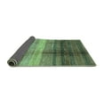 thumbnail image 2 of Ahgly Company Indoor Square Abstract Turquoise Blue Modern Area Rugs, 7' Square, 2 of 4
