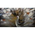 thumbnail image 2 of Begin Commencez la Couleur Abstraite Paon Tacheté - Impression Encadrée sur Toile par Édition, 2 of 4