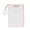 Pink, variant on Clear PVC File Case Water Resistant File Organiser With Handle Letter Size Document Folder For Business School Document