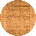 thumbnail image 1 of Ahgly Company Machine Washable Indoor Round Persian Orange Traditional Area Rugs, 4' Round, 1 of 1