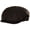 Brown, variant on British Millerain Wax Cotton Newsboy Cap - L - Brown