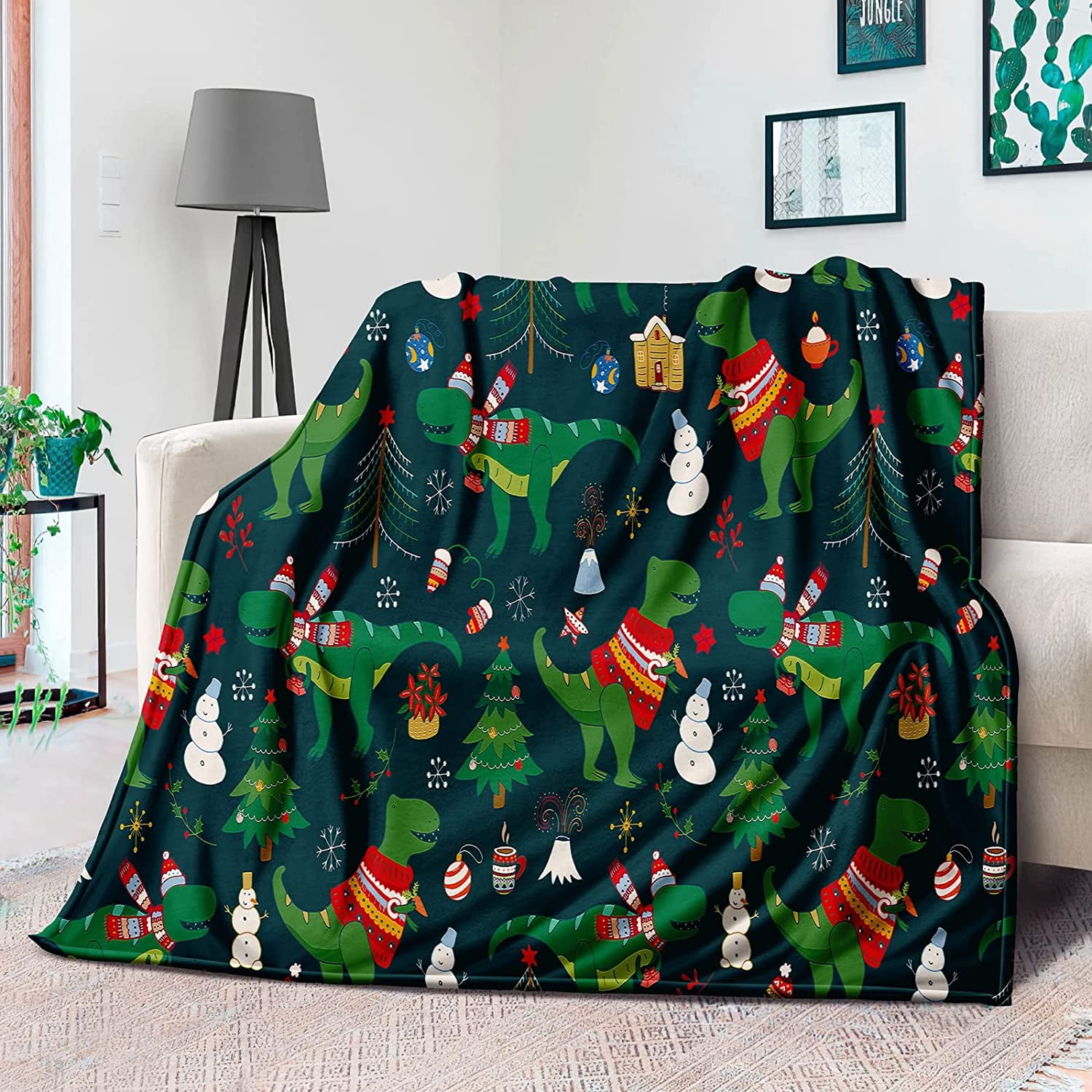 Green christmas blanket hotsell