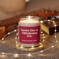 thumbnail image 4 of Oklahoma - "Smells Like an Oklahoma Win" Scented Candle, 4 of 4