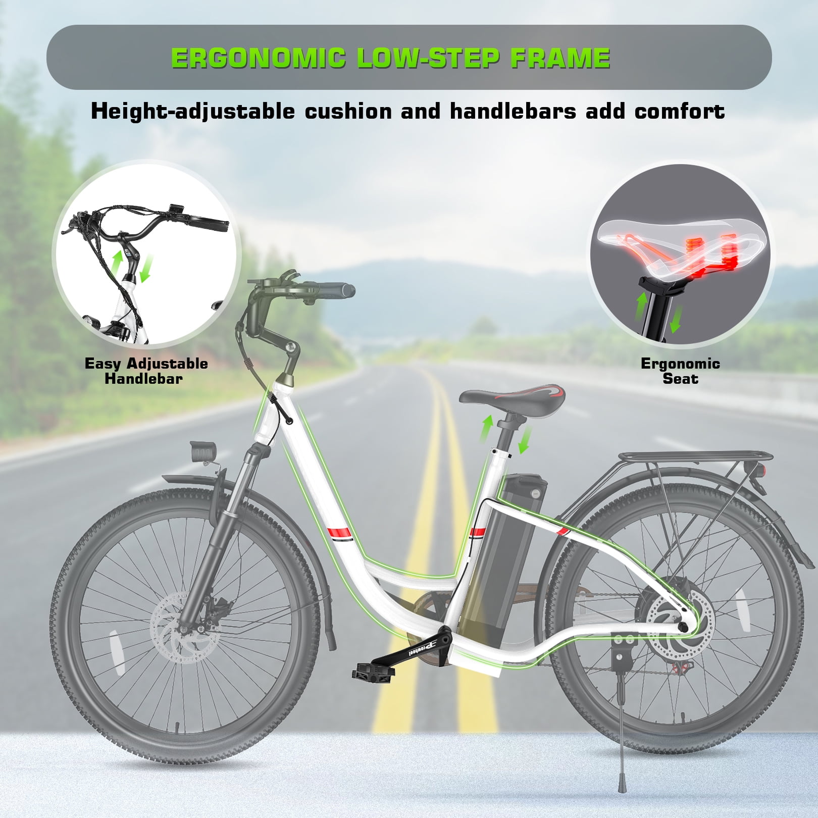 elife cruiser folding electric bike
