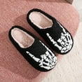 thumbnail image 7 of Fuzzy Slippers For Women 2023 Cozy Home Halloween Skeleton Finger Warm Winter Cotton Slippers Warm Cozy Winter House Slippers Bedroom Indoor House Shoes, 7 of 7