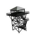 thumbnail image 3 of Siruishop 1/64 Lookout Tower Micro Landscape Decor Collectible Simulation DIY Building Black and Gray, 3 of 8