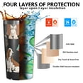thumbnail image 3 of Basset Hounds with Bones and Presents 10oz Tumblers Stainless Steel Tumbler with Lid and Straw,Vacuum Insulated Double Wall Travel Tumbler Cups with Cleaning Brush for Coffee, Tea, 3 of 4