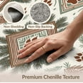 thumbnail image 6 of ODIKA 8'x10' Washable Area Rug Non-Slip Chair-Friendly Mat Woodland Forest Boho Motifs Wildlife Antler Centered Cabin Print Refined for Dining Room, Large Office, Lounge, 6 of 7