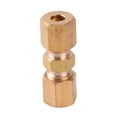 thumbnail image 2 of 5-Piece Brass Brake Line Compression Fittings Unions (Fits 3/16" OD Tubing) -, 2 of 4