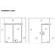 thumbnail image 5 of 2 Pack 304 Stainless Steel Glass Door Latch for Bathroom, Toilet, Shops, Frameless Glass Doors - Half Round, 5 of 5