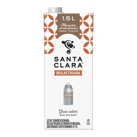 Leche Santa Clara deslactosada 1.5 l