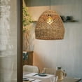thumbnail image 6 of Arturesthome Creative Seagrass Pendant Lamp Rattan Lampshade Handmade Weave Lighting Modern Hanging Ceiling Light Fixture for Cafe Bar, 6 of 26