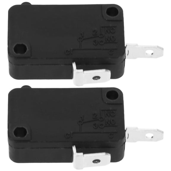 RENACLIPY 2Pcs Microwave Door Repair Switch Normally Open Touch Point for Reliable Control