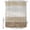 Brown, Tan, Beige, variant on Brown Grey Shower Curtain Set - Small 36" x 72" Washable Bathtub Curtain with 12 Hooks, Farmhouse Gray Barn Wooden Vintage Striped Waterproof Fabric Stall Shower Curtains for Bathroom/Bathtub Décor