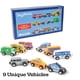 thumbnail image 3 of Coches de madera Zany Trains de 9 piezas con imanes para vehículos urbanos, 3 of 9