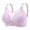 Purple, variant on Sleep Bra Women No Underwire Bra Feature V-Neck Wire-Free Bra Style W-1612 Purple XL