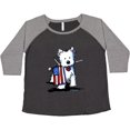thumbnail image 3 of Inktastic Us Flag Westie Women's Plus Size T-Shirt, 3 of 5