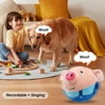 thumbnail image 5 of Usb Rechargeable Dog Plush Toy Singing Talking Bouncing Jump Ball Pet Essential (Blue Pig), 5 of 10