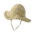 thumbnail image 3 of Kids UPF50+ Sun Hat With Neck Flap Adjustable Chin Strap Fisherman Cap for 1-4 Years Toddler Beach Outdoor, 3 of 4