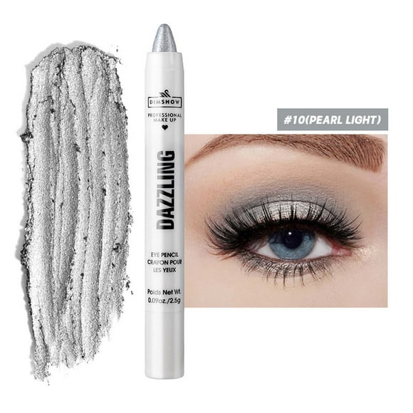 pstuiky Eyeshadow Sticks for Eyes, 12 Color Pearlescent Eyeshadow Pencil Crayon Stick Shiny Diamond Glitter Cream Eyeshadow Pencil Cream Eyeshadow Stick