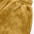 thumbnail image 7 of Boys Sweatpants Straight Open Bottom Pants Elastic Waist Athletic Joggers Casual Sweat Pant with Pockets Yellow 9-10 Years, 7 of 7