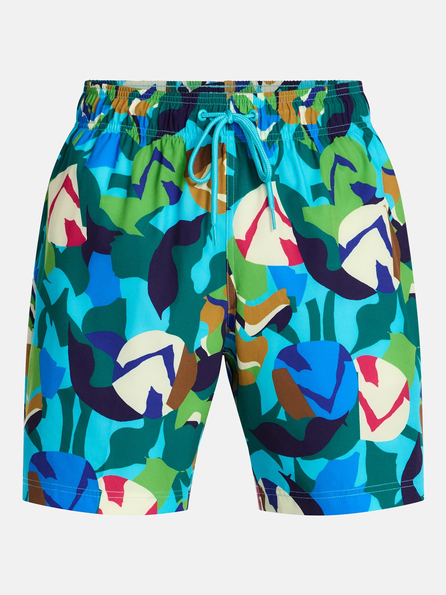 George Men's and Big Men's Novelty Swim Trunks with UPF 50+, 7" Inseam, Sizes S-3XL