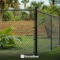 thumbnail image 6 of Fencer Wire 1-5/8" Fence Top Rail, 10 FT Black Powder Coated Galvanized Pipe for Chain Link Fence, Chain Link Parts, Hardware, Accessories, Single, 6 of 8