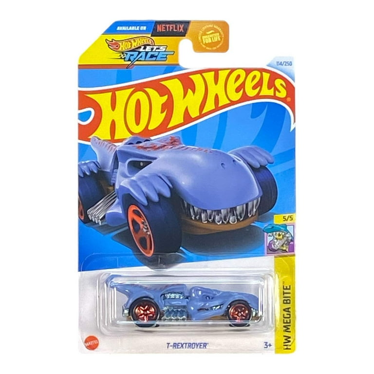 ウッディ マテル USA Hot Wheels HW Mega Bite T-Rextroyer Light Blue 114/250