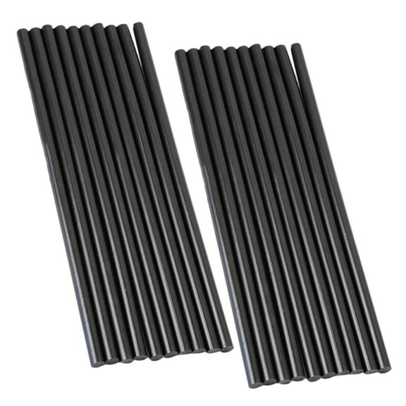 Masteelf  100 Pcs Hot Melt Glue Stick Standard Sticks Color Full Size Black