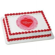 Luis Fitch - Te Quiero -1/4 (Quarter Sheet) Edible Photo Image Cake Decoration