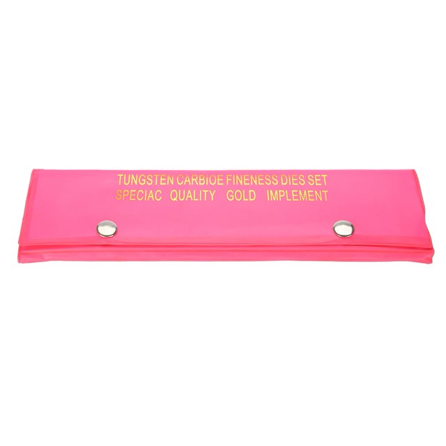 Placa de Refuerzo de Alambre de carburo de tungsteno para la reparación de Joyas - 52 Agujeros Redondos - 0.26 a 4.10mm Forma Redonda Herramientas de joyería para la fabricación de Joyas Ecomeon no