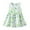Green, variant on Girls Lemon Fruit Print Dress Mid-Length Sleeveless Crew Neck Toddler Floral Casual Summer Beach Sundress Outfits