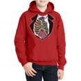 thumbnail image 2 of Awkward Styles Halloween Hoodies for Kids Zombie Rib Hooded Youth Sweatshirt, 2 of 5