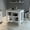 Light Gray, variant on Three - Shelf Kitchen Island with Silver Nanoparticles / Ideal for Small Kitchens