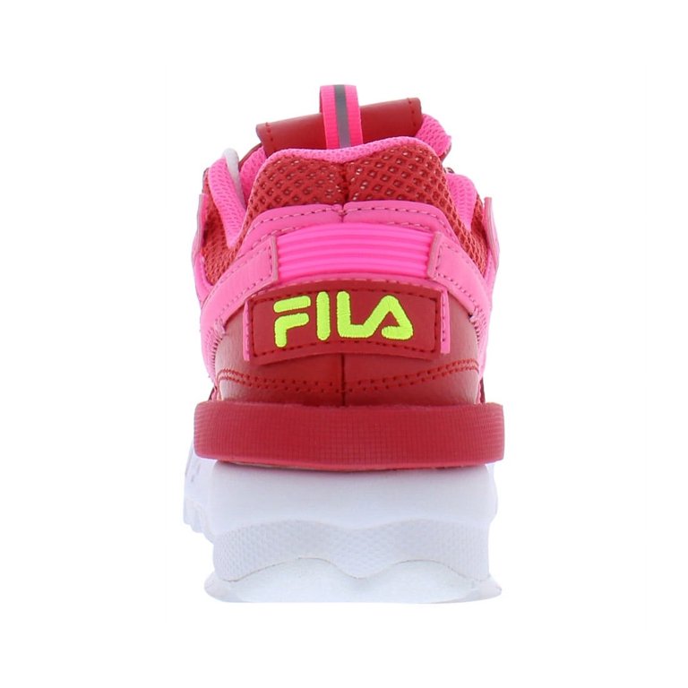 Fila Disruptor Ii Exp Girls Shoes Size 11, Color: Red/Pink