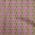 thumbnail image 1 of oneOone Cotton Poplin Twill Light Pink Fabric Tropical Leaf Craft Projects Decor Fabric Printed By The Yard 56 Inch Wide, 1 of 4