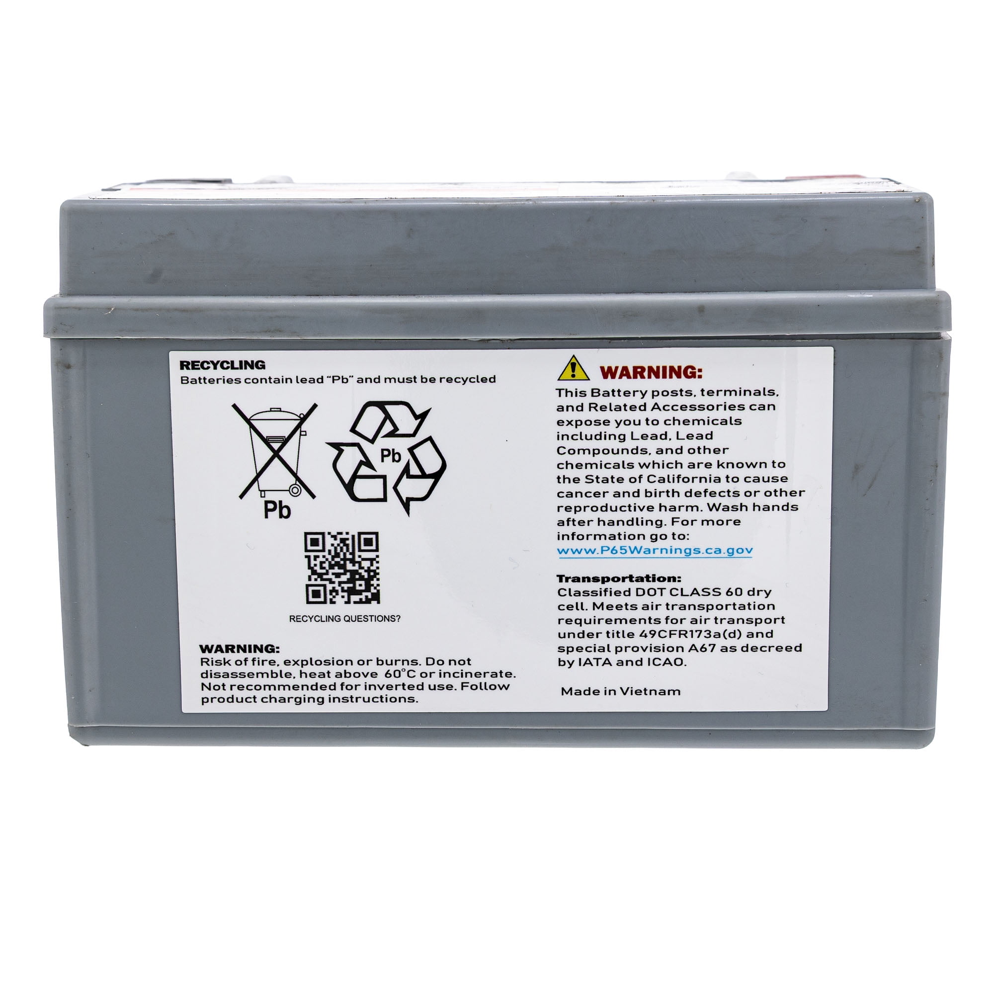 CUB CADET 725P17136 Battery AGM 7AHR CC 30 H Hydro Mini Rider