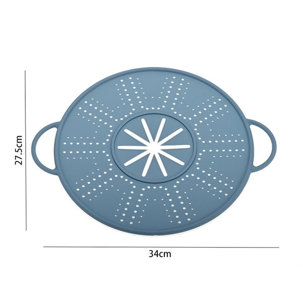 Couvercle De Casserole Anti-débordement En Silicone Enwye - Support Cuillère Intégré - Idéal Pour Soupes Et Sauces Qui Débordent