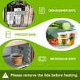 thumbnail image 5 of BagDream Food Storage Containers 60 Set 16oz Plastic Deli Containers with Lids, Slime, Soup, Meal Prep Containers, 5 of 7