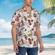 thumbnail image 3 of Fotbe London Landmark1 Camisa Hawaiana para Hombre Unisex – Camisa Casual de Verano con Botones de Manga Corta de Algodón y Lino,Medium, 3 of 7