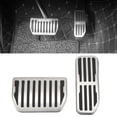 thumbnail image 4 of Pedal Del acelerador ANGGREK Cubierta de La Placa Del Reposapiés Antideslizante Resistente Al Desgaste 2 Piezas Para El automóvil, 4 of 8
