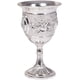 thumbnail image 1 of Copa de vino con incrustaciones de gemas, copa de aleación de zinc, copa de vino, licor para fiesta en casa, bar, flor aleatoria, plata, 1 of 5