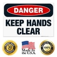 thumbnail image 7 of Keep Hands Clear Sign, OSHA Danger Sign, 24x36 Corrugated Plastic, 7 of 7