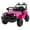 Style 1 Pink, variant on Okybaby 12V Kids Ride On Truck Car with Remote Control&Four-wheel Suspension, Toddler Electric Ride on Toys with Dual Motor,LED Light/USB/Bluetooth/Bonus Stickers for Kids 2+,Blue