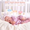 thumbnail image 3 of Muñeca Reborn BABESIDE Bella de 53,3 cm para niña dormida con caja de regalo, 3 of 7