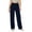 Navy, variant on Riecok Womens Sweatpants Straight Leg Elastic Waist Pants Pull on Sweat Pant Solid Dressy Fall Trouser with Pockets Khaki 2XL