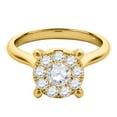 thumbnail image 2 of Aonejewelry 0.30 Ct. Whimsical Look Diamond Engagement Ring 10K Yellow Gold, 2 of 4