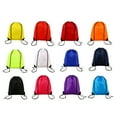 thumbnail image 1 of SPRING PARK Folding Multifunctional Braided Drawstring Gym Bag Drawstring Backpack Sports Bags String Backpacks, 1 of 7