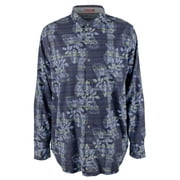 Men's Big and Tall Jingle Plaid Rock Shirt-OD-XLT